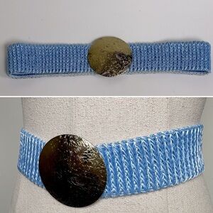 Vintage Statement Belt with Metal Clasp